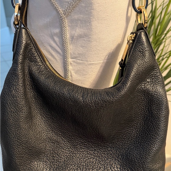michael kors handbag hobo Black Pebbled Leather - Picture 8 of 15